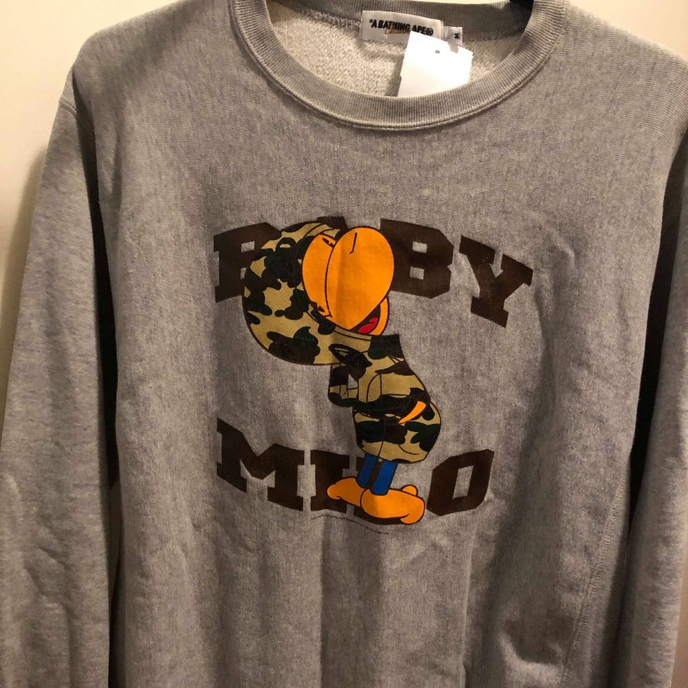 BAPE Baby Milo Sweater Sz M